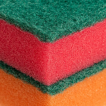 Губки для посуды Luscan 80х50х26мм 5шт/уп