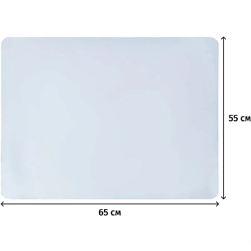Коврик на стол Attache 55x65см ПВХ прозрачный, eco