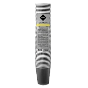 RIOBA Стакан одноразовый бумажный черный 200мл, 50шт