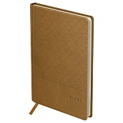 Ежедневник недатированный, А5, 136л., твердый переплет, кожзам, BG 'Pattern. Beige', бежевый