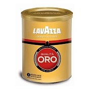 Кофе молотый LAVAZZA 'Qualita Oro', арабика 100%, 250 г, жестяная банка, 2058