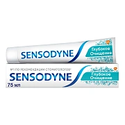 Зубная паста Sensodyne Глубокое очищение для чувствительных зубов с фтором, 75мл