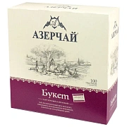 Чай АЗЕРЧАЙ 'Premium collection' чёрный, 100 пакетиков в конвертах по 1,8 г, 415234