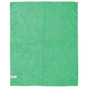 Тряпка для мытья пола из микрофибры, СУПЕР ПЛОТНАЯ, 50х60 см, зеленая, 300 г/м2, LAIMA, 601251