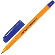 Ручка шариковая STAFF 'EVERYDAY BP-247 Orange', СИНЯЯ, шестигранная, корпус оранжевый, линия письма 0,5 мм, 142661