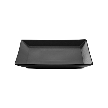Блюдо Metro Professional Macario 18см, черное, 6шт/уп