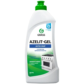 Средство для чистки плит Azelit Антижир 500мл гель СВЧ,грили,коптильни