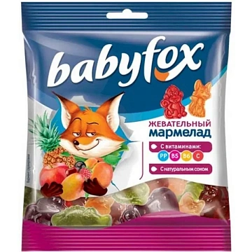 Мармелад Babyfox С витаминами, 30г