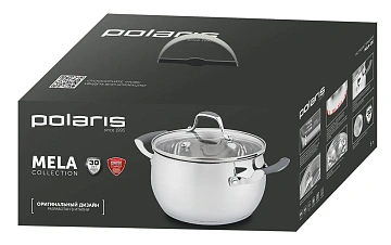 Кастрюля Polaris Mela с крышкой, 5л