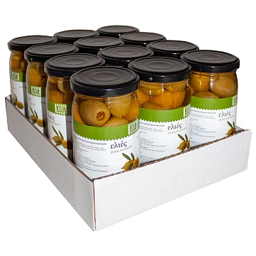 Оливки Just Greece зеленые без косточки, 360г