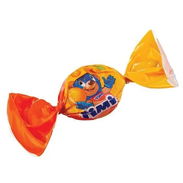 Конфеты желейные KONTI 'Timi' Mix со вкусами яблока, апельсина и малины, 1000 г, пакет, 15880