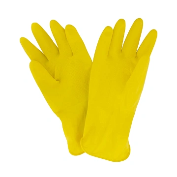 Перчатки резиновые Merida р.М, желтые, TRY112