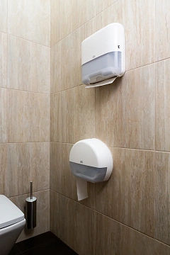 Туалетная бумага Tellus (tork) Universal T2, 1 слой, 200м, белая, 120197