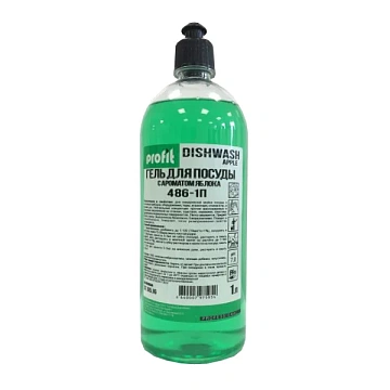 Средство для мытья посуды Profit DishWash 1л, 486-1П, яблоко