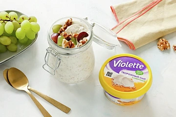 Сыр творожный Виолетта Violette Сливочный 70%, 140г