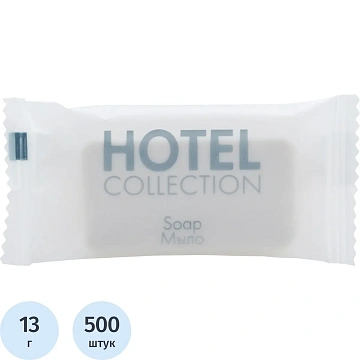 Мыло туалетное HOTEL COLLECTION 13г,ПЭ,500шт
