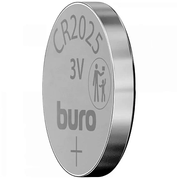 Батарейка Buro Lithium CR2025, 1шт