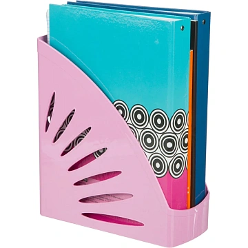 Лоток вертикальный 110мм Attache Акварель розовый