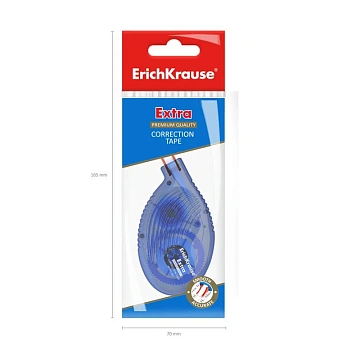 Корректирующая лента ErichKrause Extra, 5мм х 8м в пакете
