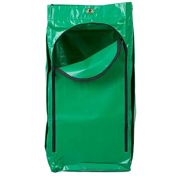 Мешок для уборочных тележек Rubbermaid 129л, зеленый, 1966884
