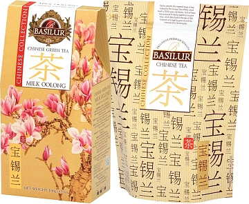 Чай Basilur Китайский молочный улун, зеленый, 100г