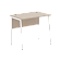 Стол прямой СП-1.1P Мокачино/Белый 900х608х755 IMAGO PLUS
