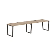 Стол 2-х местный EVWST 3180 Дуб Денвер светлый/Мокко 3126х800х750 EDIS