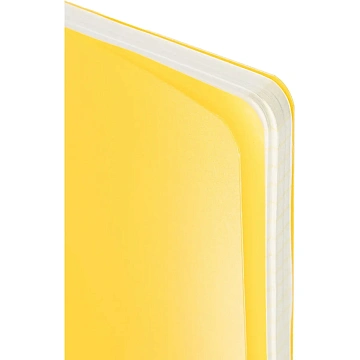 Бизнес-тетрадь А5,96л,кл,спир,пластик,тон.бл. Attache Bright colours Желтый