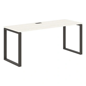 Стол прямой EQST 1767 Ясень Траун/Мокко 1760х670х750 EDIS