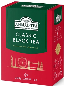 Чай Ahmad Classic Black Tea (Классический Черный Чай), черный, листовой, 200г