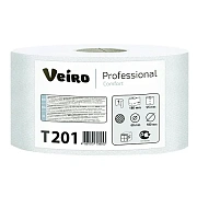 Туалетная бумага Veiro Professional Comfort Т201, белая, 1 слой, 180м