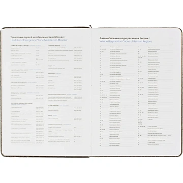 Ежедневник недатированный черный, рептилия, А5 136 л., ATTACHE