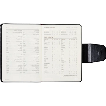 Ежедневник недатированный A5, Prestige черный, 160 л. 3-352/01