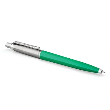 Ручка шариковая PARKER 'Jotter Orig Green', корпус зеленый, нержавеющая сталь, блистер, синяя, 2076058