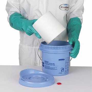 Ведро-диспенсер для протирочных салфеток Kimberly-Clark Wettask 7919, синий