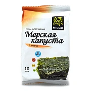 Чипсы Мидори из морской капусты с кимчи, 5г