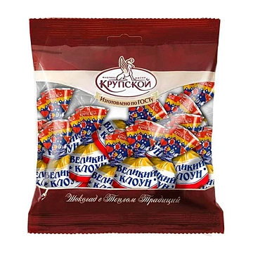 Конфеты шоколадные Великий клоун,200г