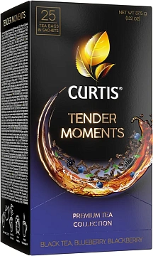 Чай Curtis Tender Moments, черный, 25 пакетиков