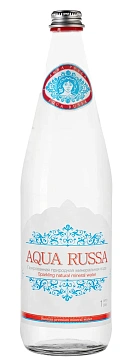 Вода Aqua Russa минеральная газированная, 1л