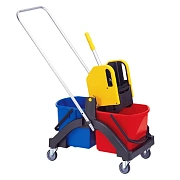Тележка уборочная Vermop Аква 2х17л, с универсальным отжимом, 614392
