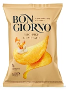 Чипсы Bon Giorno лисички в сметане, 120г