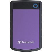 Портативный HDD Transcend StoreJet 25H3 1Tb 2.5, USB 3.0, фиол, TS1TSJ25H3P