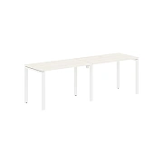 Стол 2-х местный EUWST 2367 Ясень Траун/Белый 2326х670х750 EDIS