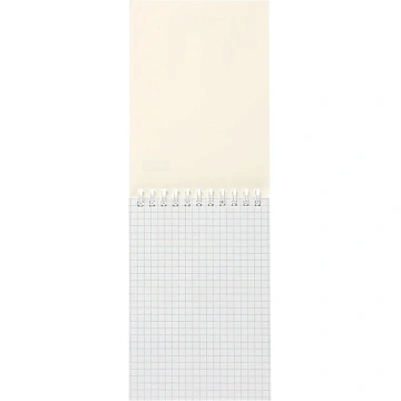 Блокнот А6,80л,кл,греб,карт.обл+УФ-лак Attache Selection LLAMAS белый