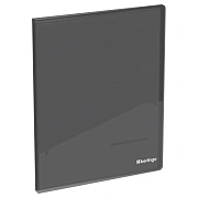 Папка с 30 вкладышами Berlingo 'No Secret' А4, 17мм, 700мкм, полупрозрачная черная, с внутр. кармано