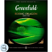 Чай GREENFIELD 'Flying Dragon' зеленый, 100 пакетиков в конвертах по 2 г, 0585