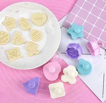 Набор формочек для вырезания Attribute Pastel, 4шт