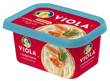 Сыр плавленый Viola с креветками 35%, 400г