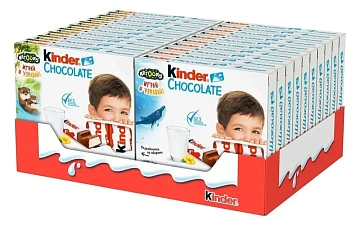 Шоколад Kinder Chocolate, 50г x 20 шт