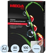 Пленка для ламинирования Promega office А3, 80мкм 100шт/уп.